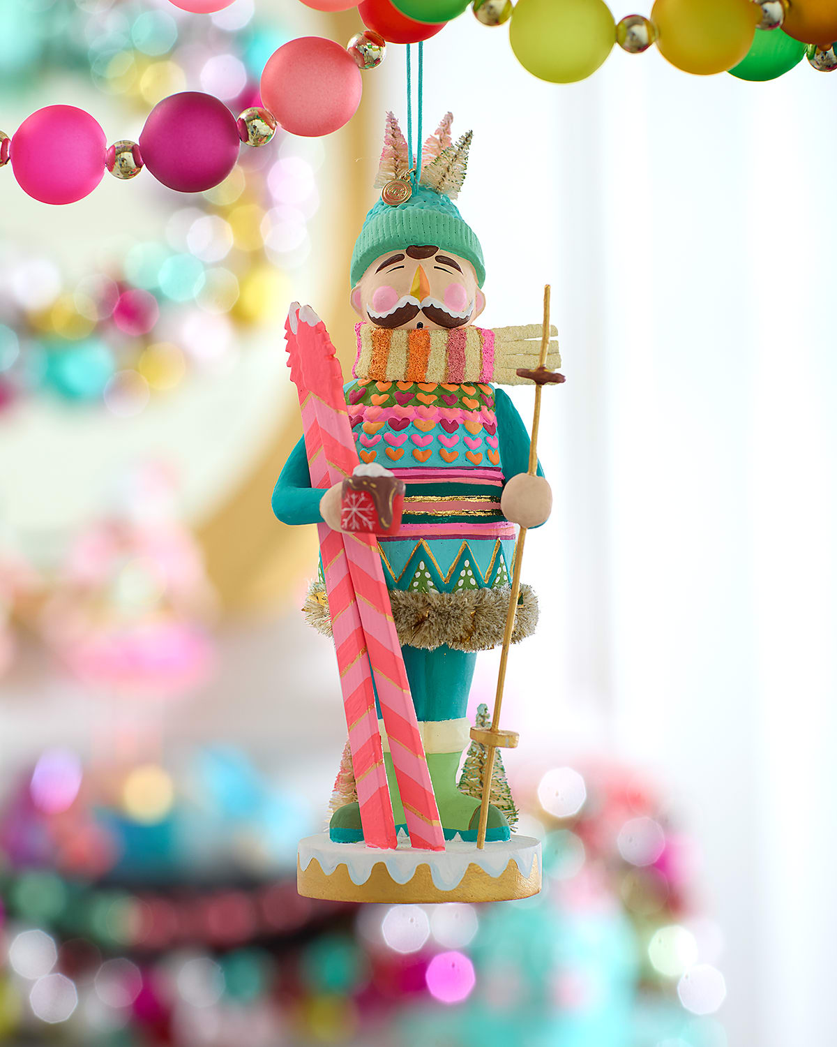 Glitterville Here We Come A Waffling Bronson Christmas Ornament