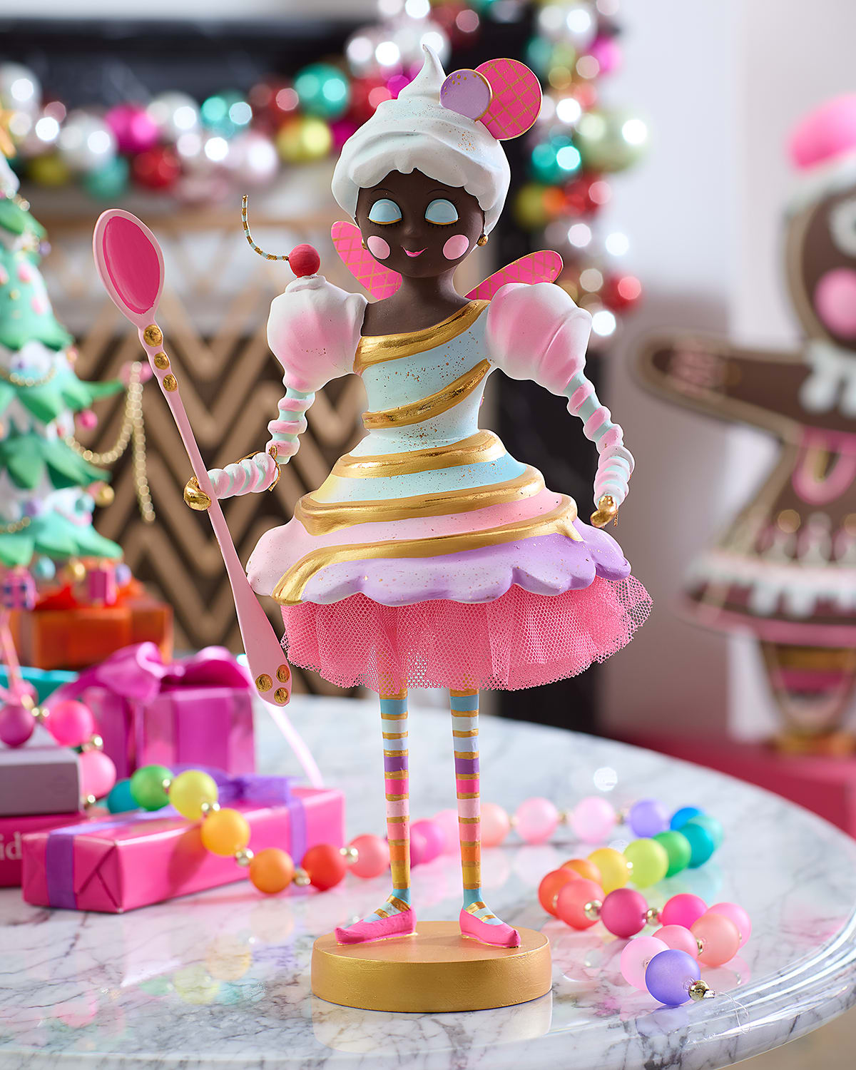 Glitterville Black Lickowish Tabletop Figurine, 16" In Black