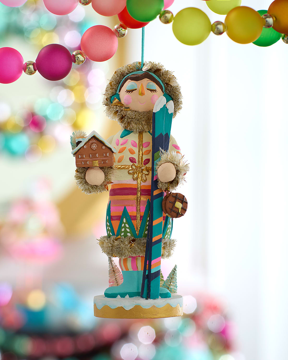 Glitterville Here We Come A Waffling Beba Christmas Ornament