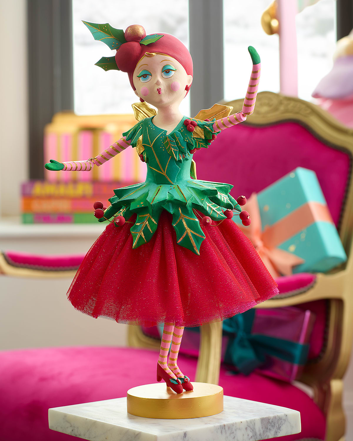 Glitterville Miss Meri Beri Tabletop Figurine, 17.5"