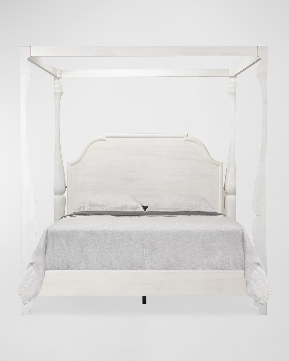Shop Sarreid Madeline King Canopy Bed In Bungalow White