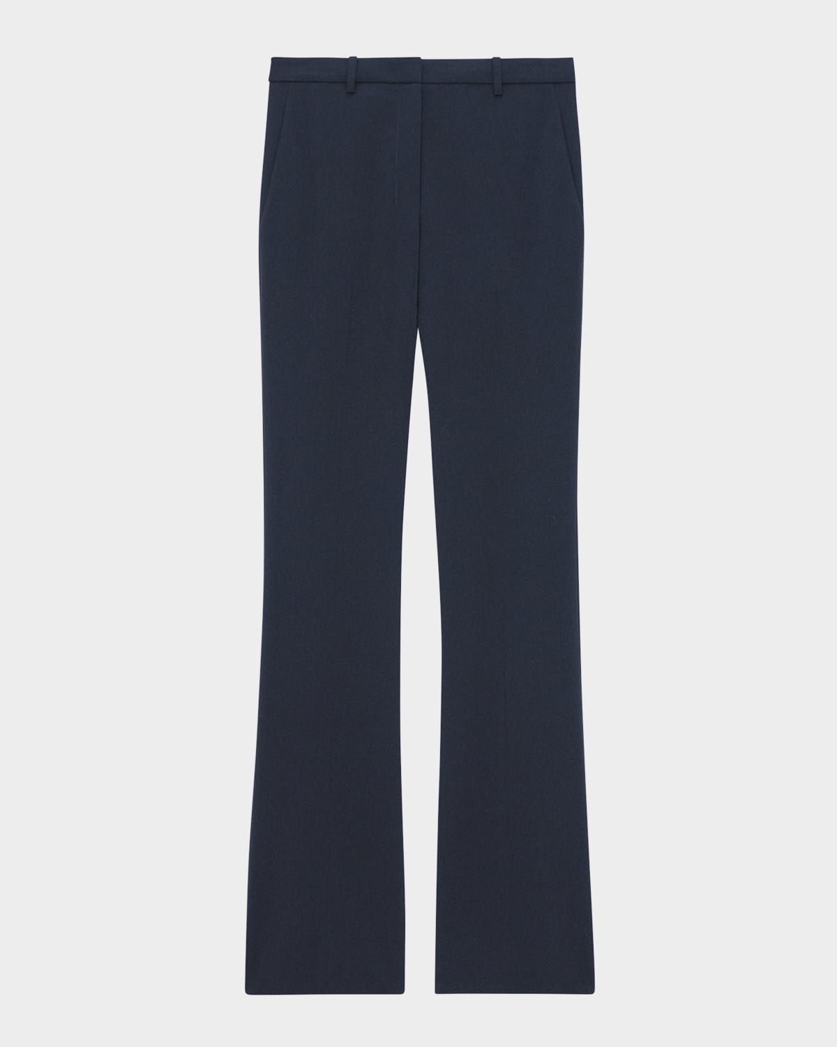 THEORY TRACEABLE WOOL SLIM STRAIGHT-LEG TROUSERS 