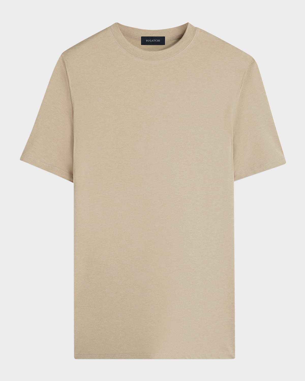 Shop Bugatchi Men's Uv50 Performance T-shirt In Sand