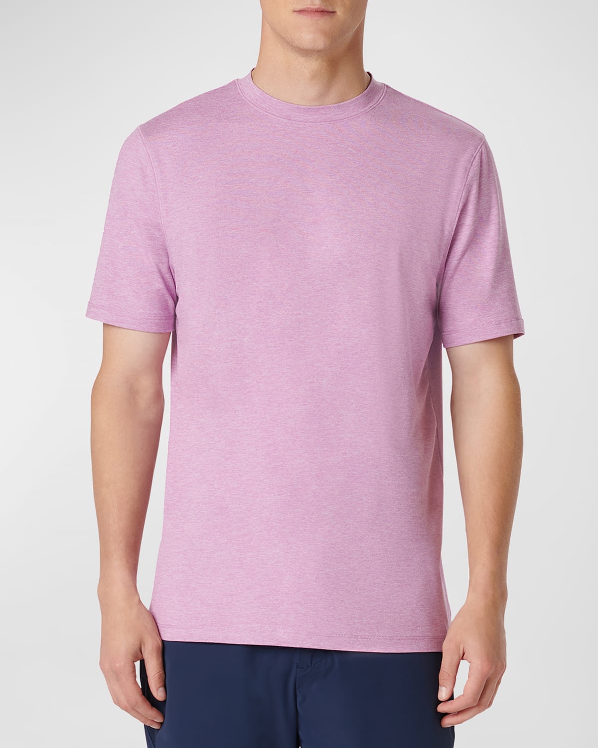 Shop Bugatchi Men's Uv50 Performance T-shirt In Violet