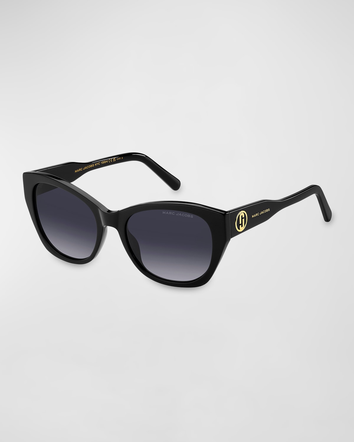Marc Jacobs Marc 732s Propionate Cat-eye Sunglasses In Black