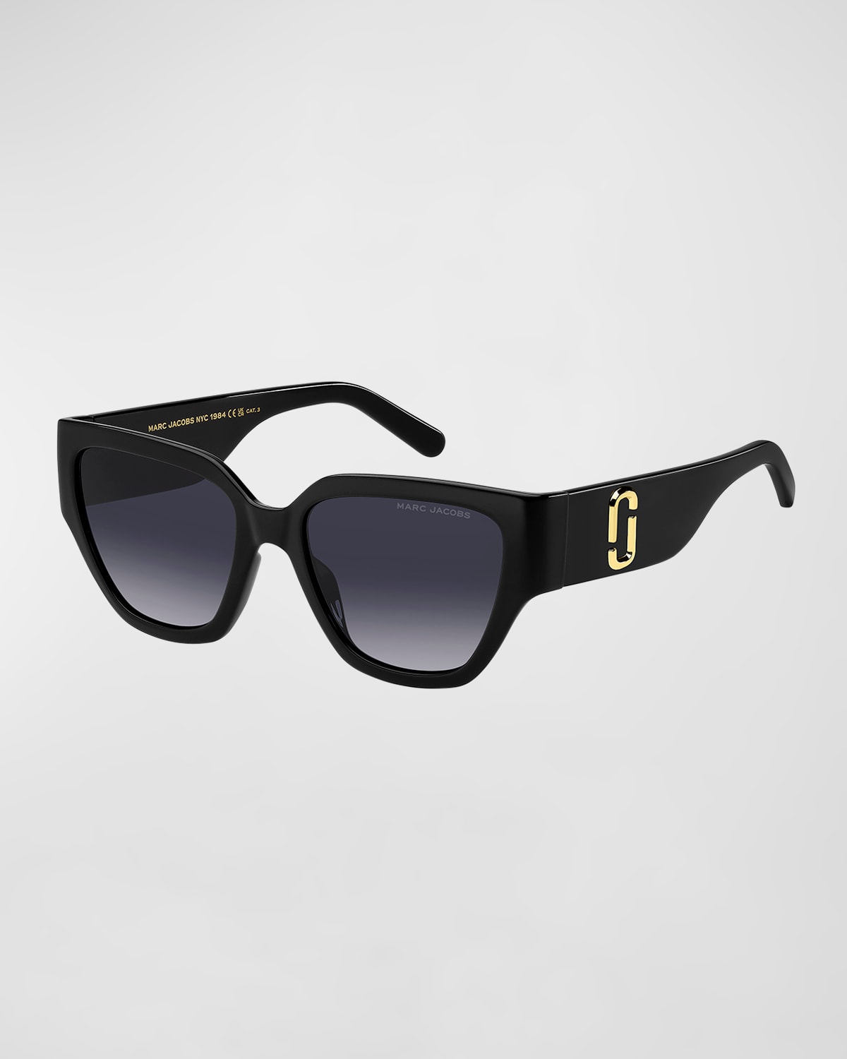 Marc Jacobs Marc 724s Propionate Cat-eye Sunglasses In Black