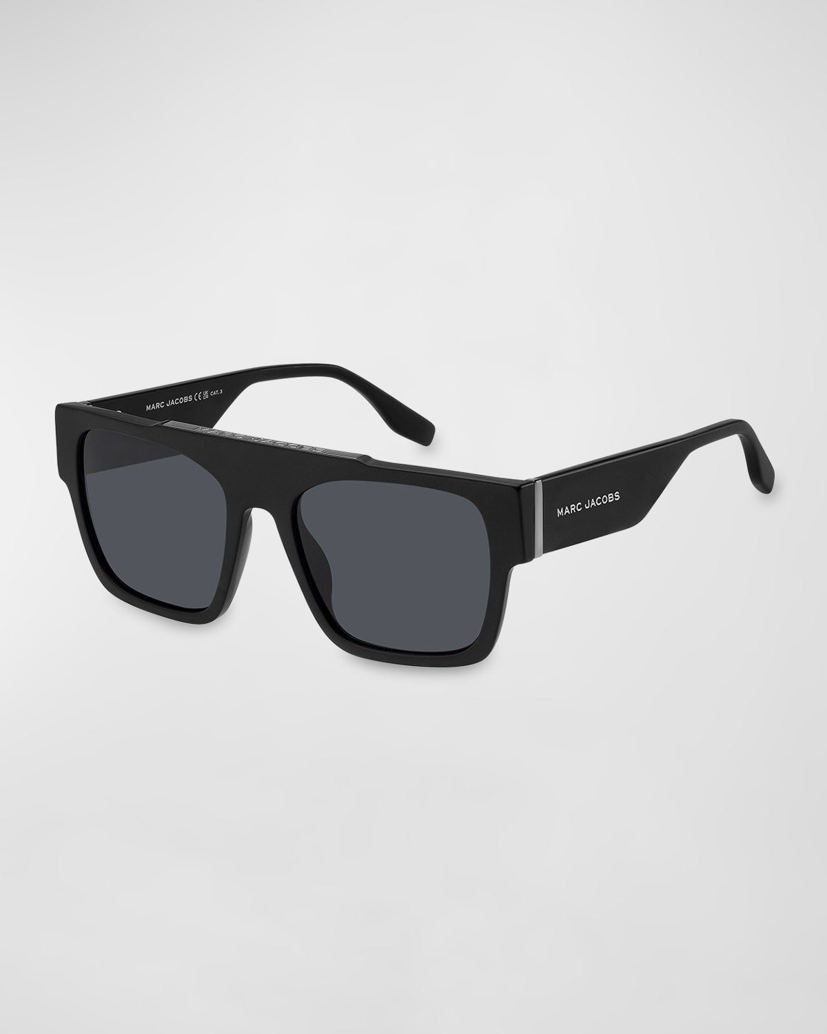 Shop Marc Jacobs Marc 757s Acetate Square Sunglasses In Mtt Black