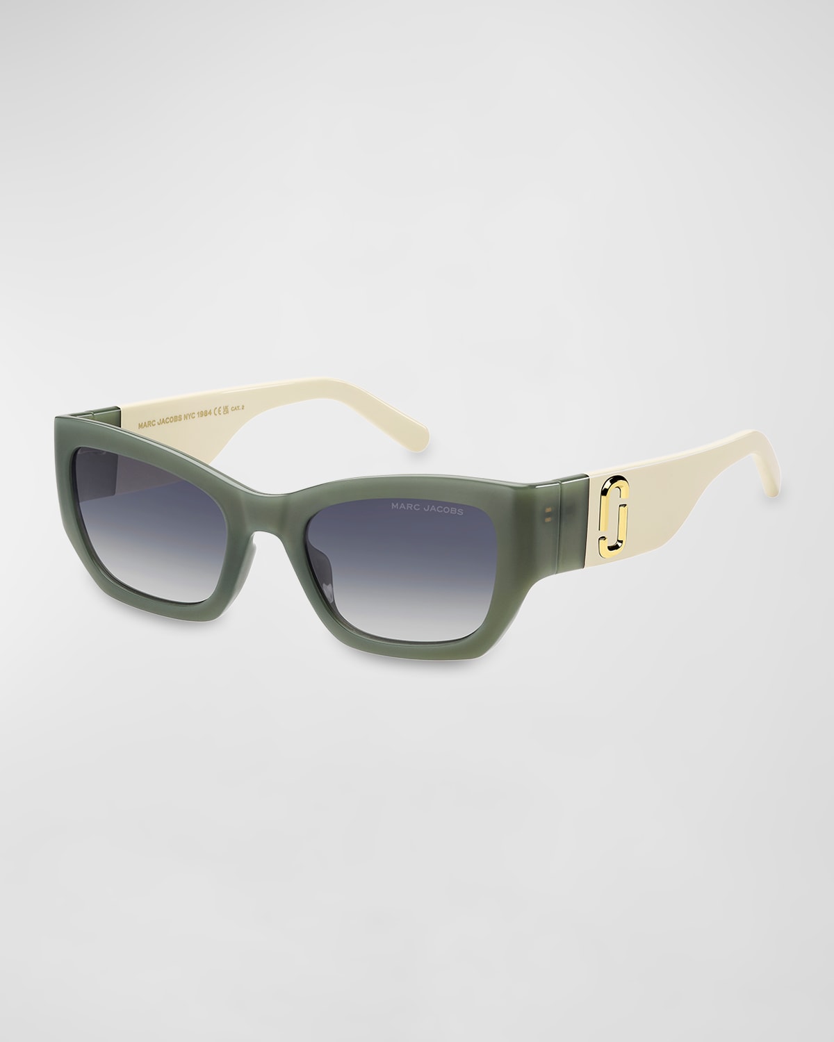 Marc Jacobs Marc 723s Propionate Cat-eye Sunglasses In Green