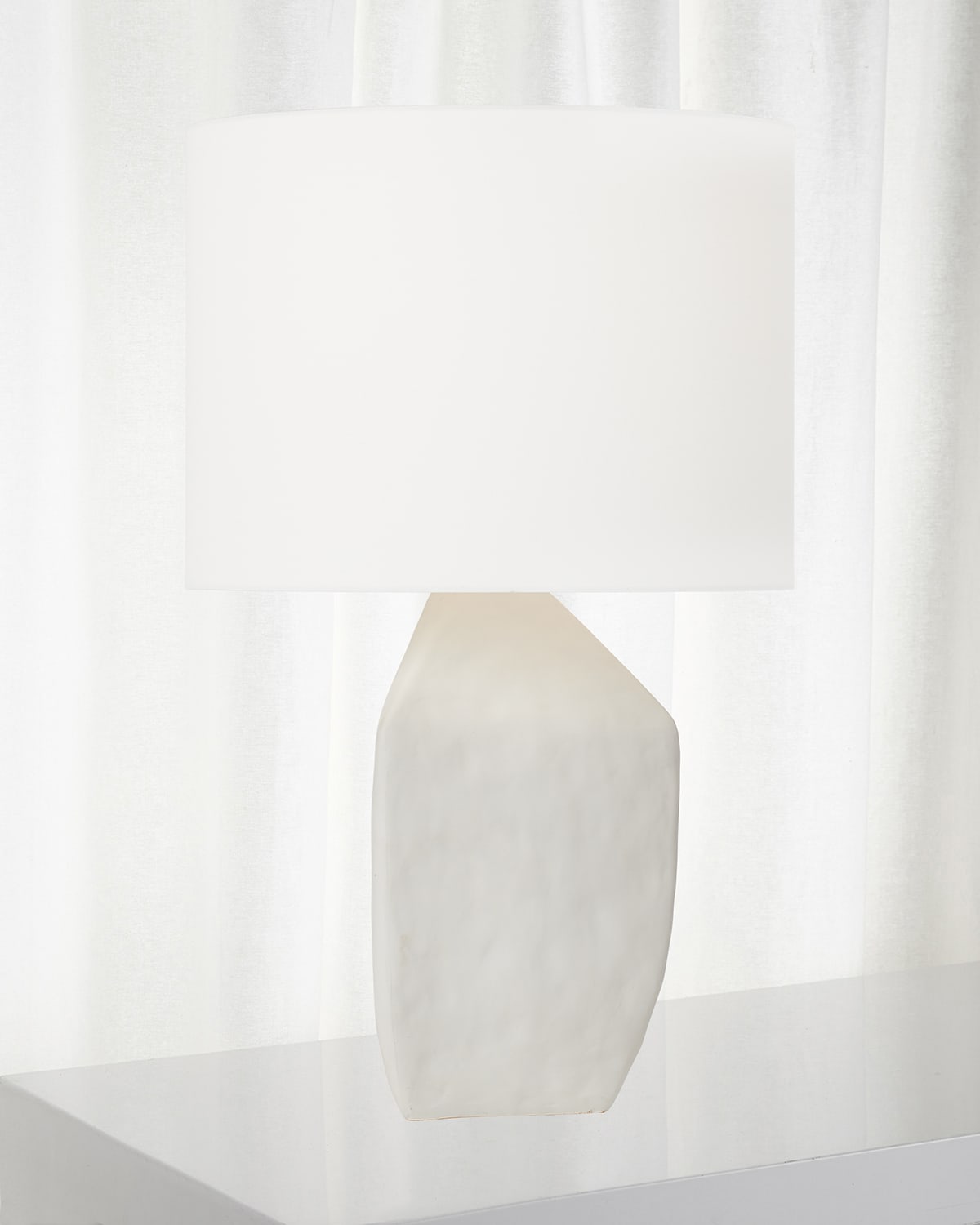 Shop Visual Comfort Studio Sybert Table Lamp By Hable In Matte White Ceramic