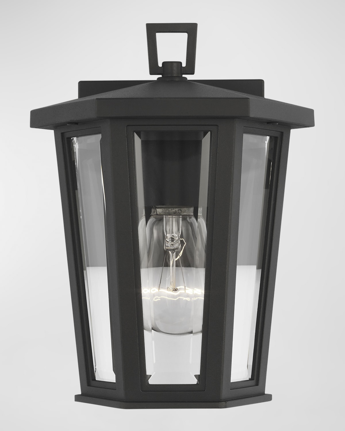 Shop Visual Comfort Studio Witley Mini Wall Lantern By Sean Lavin In Textured Black
