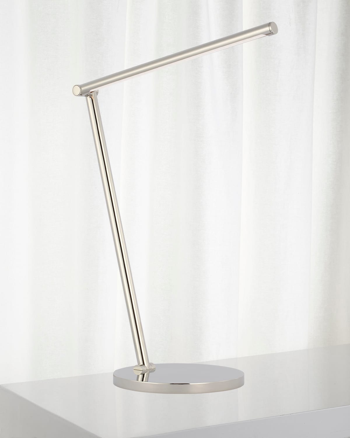 Shop Visual Comfort Signature Cona Desk Lamp By Kelly Wearstler In Polished Nickel