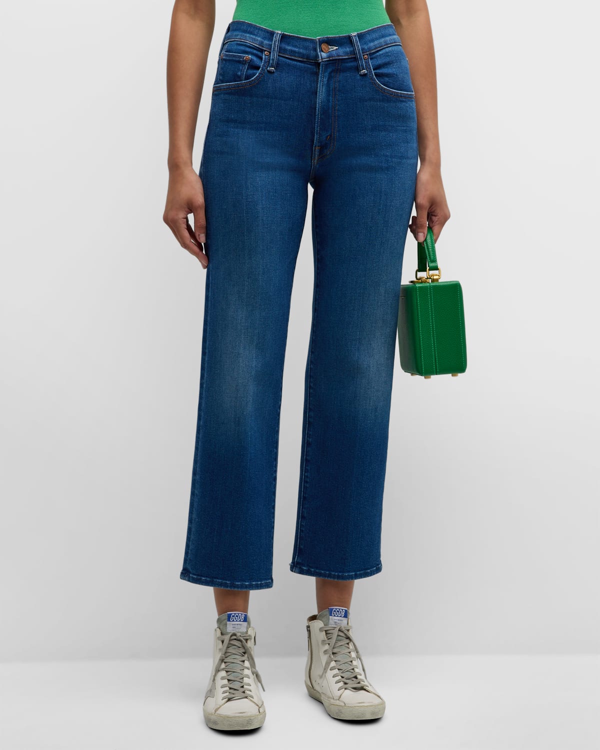 The Mid Rise Rambler Zip Ankle Jeans