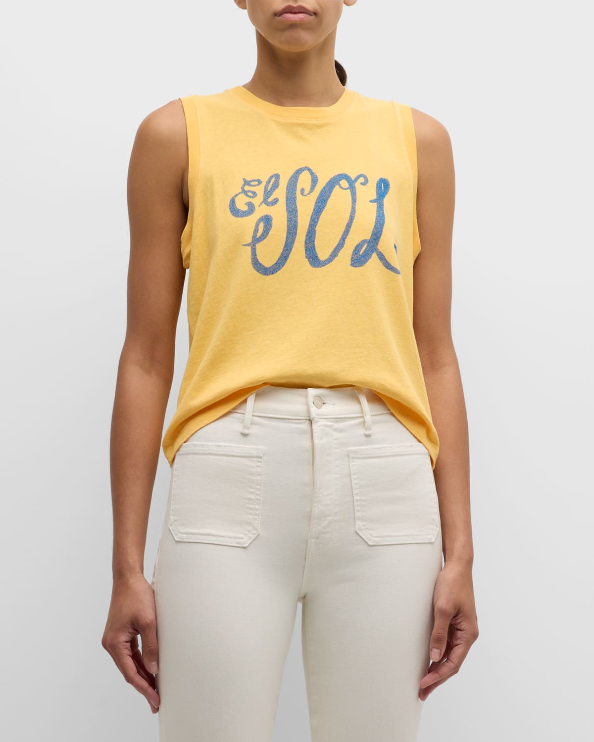 Shop Mother The Strong And Silent Type Tank Top In Eso - El Sol