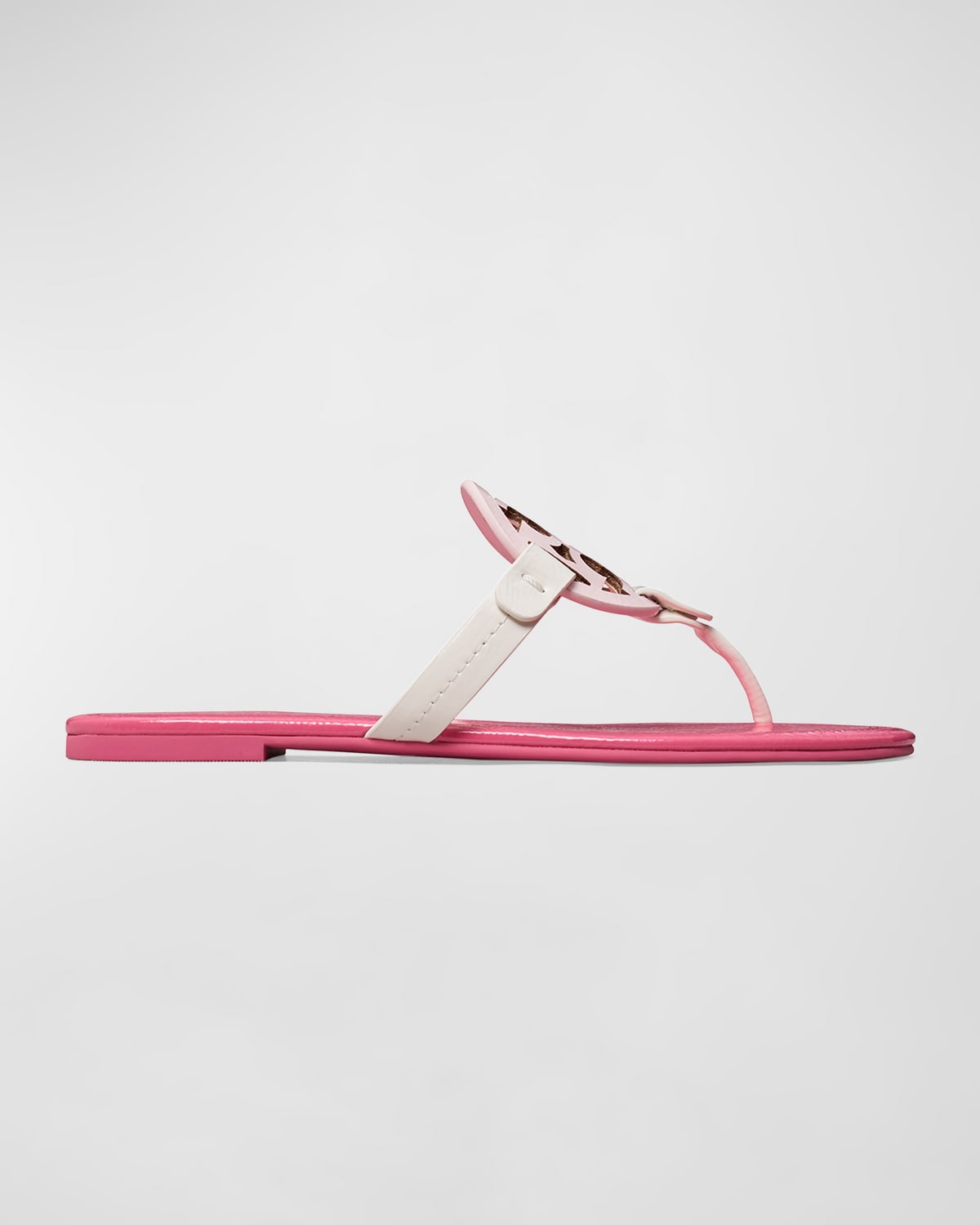 Tory burch glossy sandals hot sale