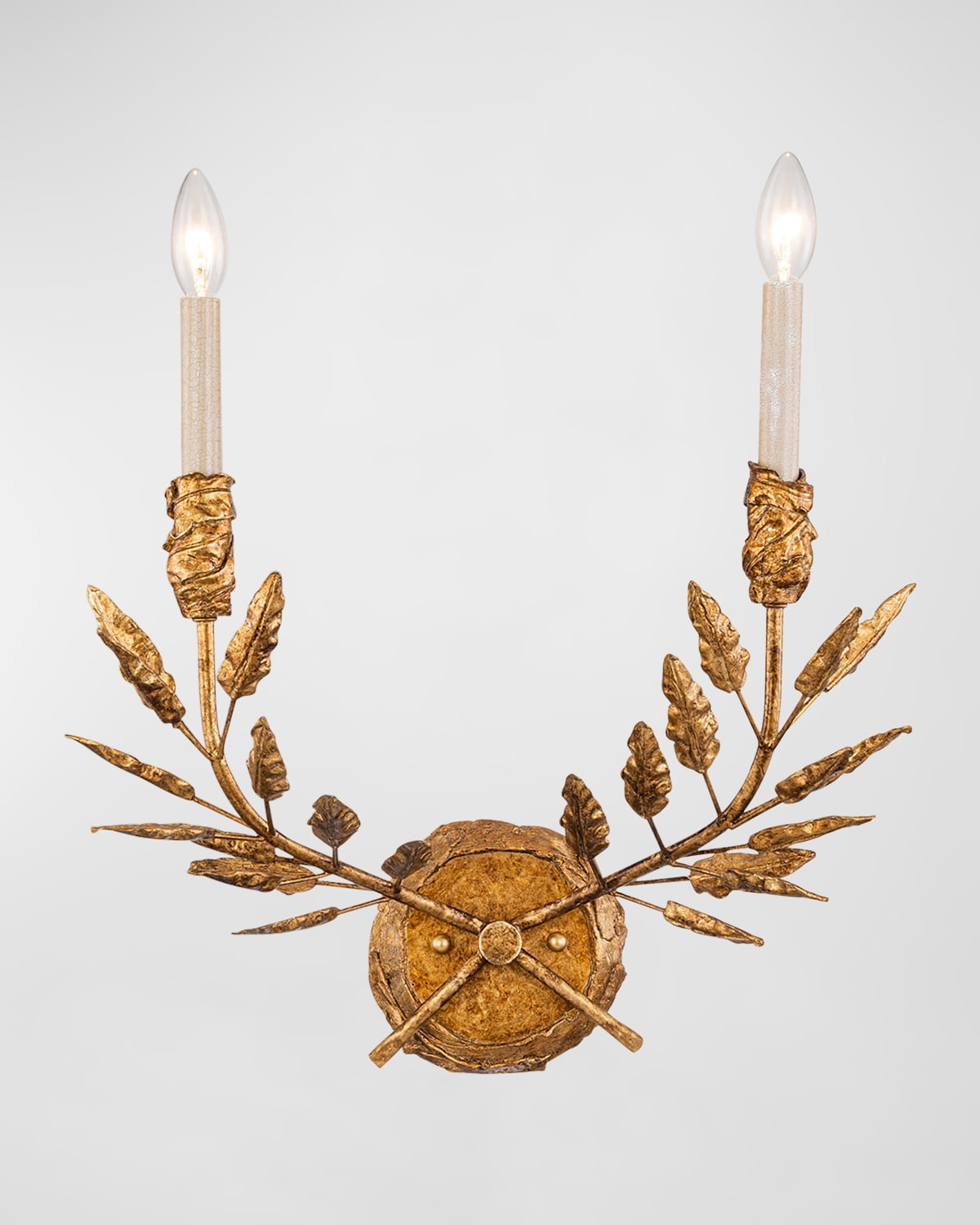 Lucas + Mckearn Palm D'or 2-light Sconce In Gold