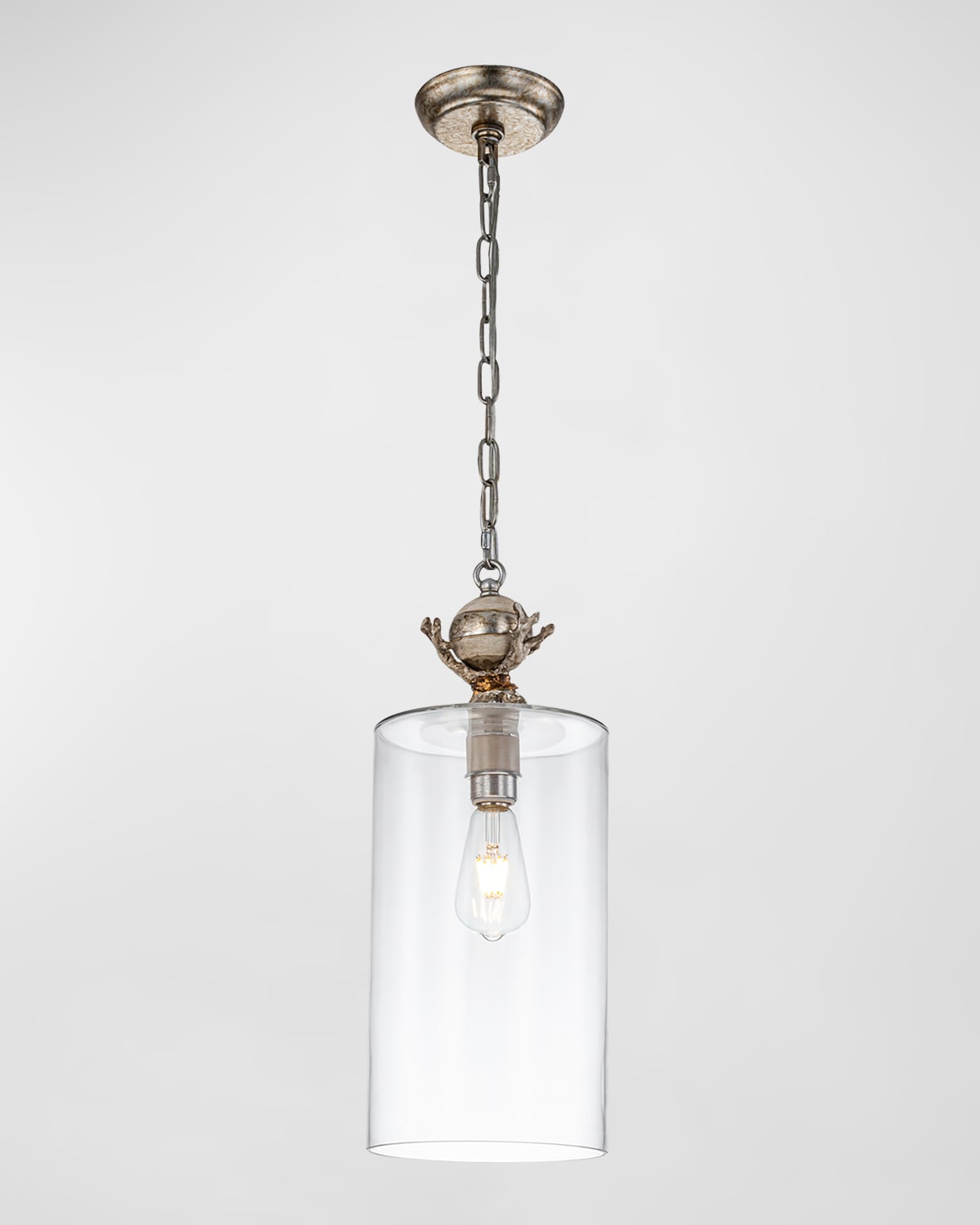 Lucas + Mckearn Trellis 8" Mini Pendant Light In Cream