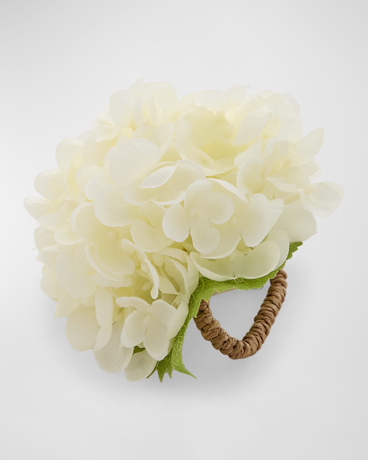 Shop Deborah Rhodes Hydrangea Blossom Napkin Ring In Cream