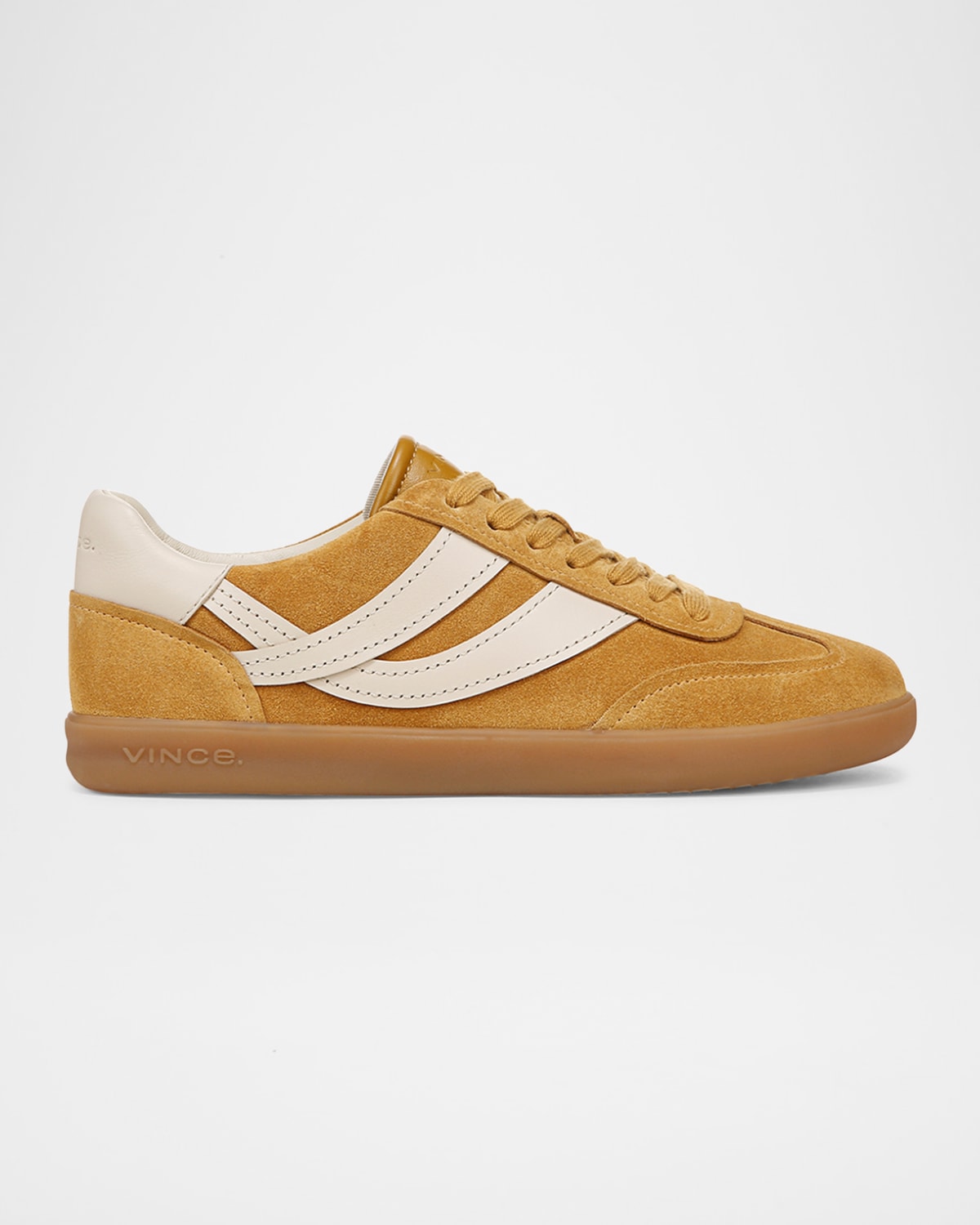 VINCE OASIS MIXED LEATHER RETRO SNEAKERS 