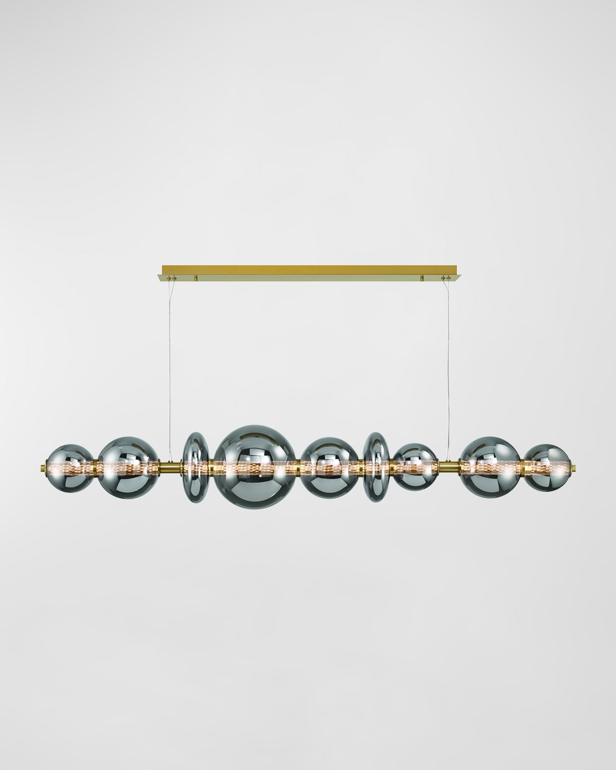 Shop Eurofase Atomo 1-light Led Chandelier In Gold