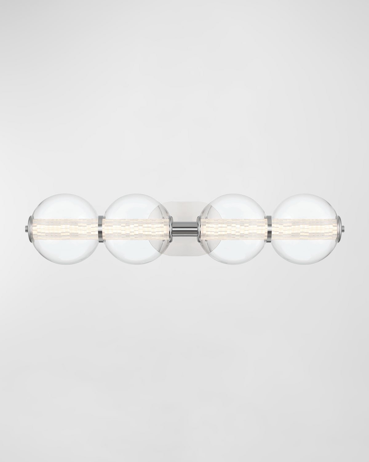 Eurofase Atomo 4-light Led Vanity In Chrome In Chrome