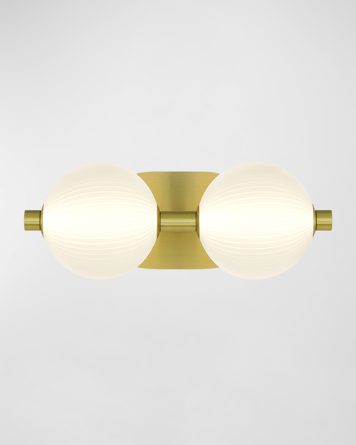 Shop Eurofase Palmas 2-light Led Golden Vanity