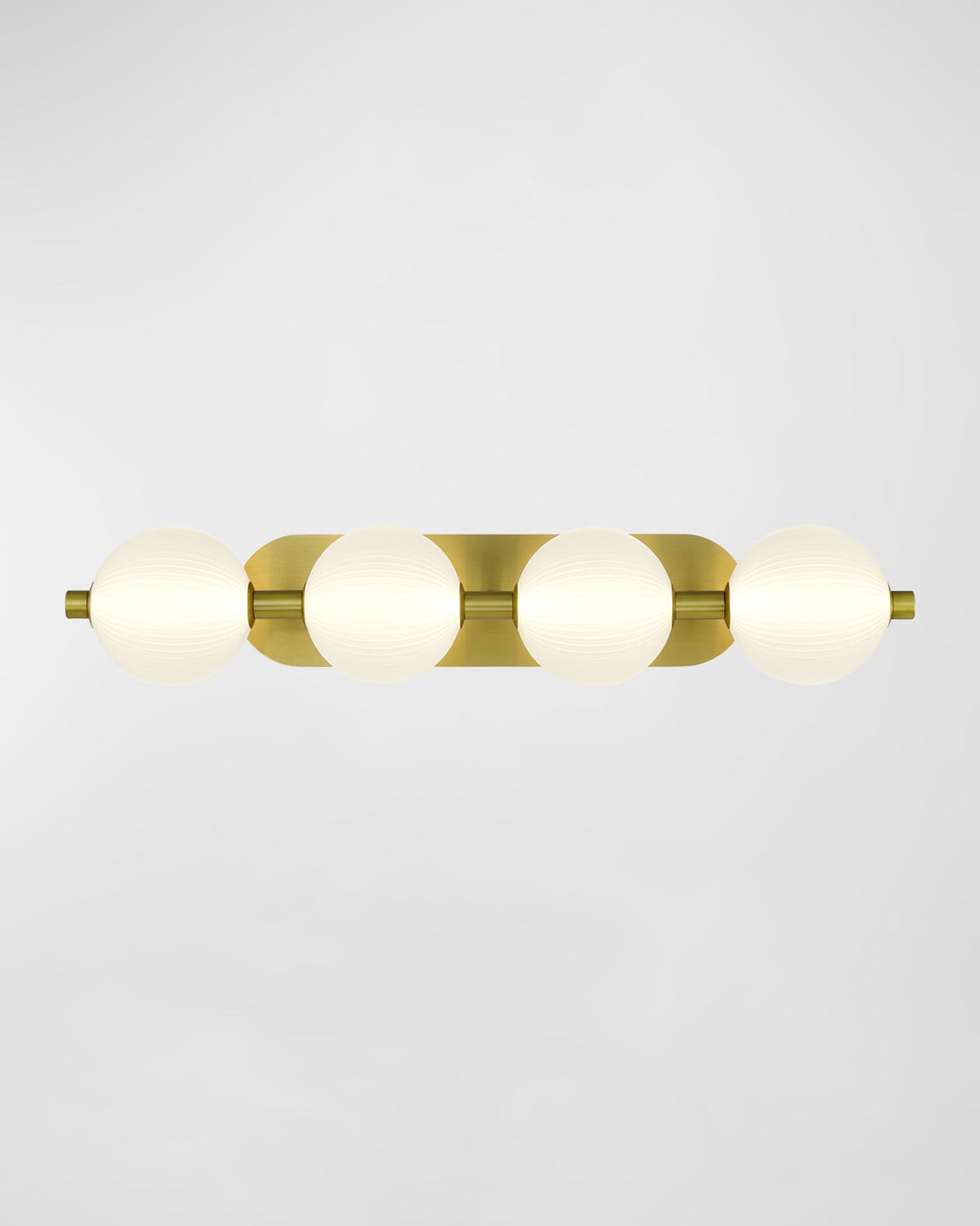 Eurofase Palmas 30" 4-light Led Vanity Light In Gold