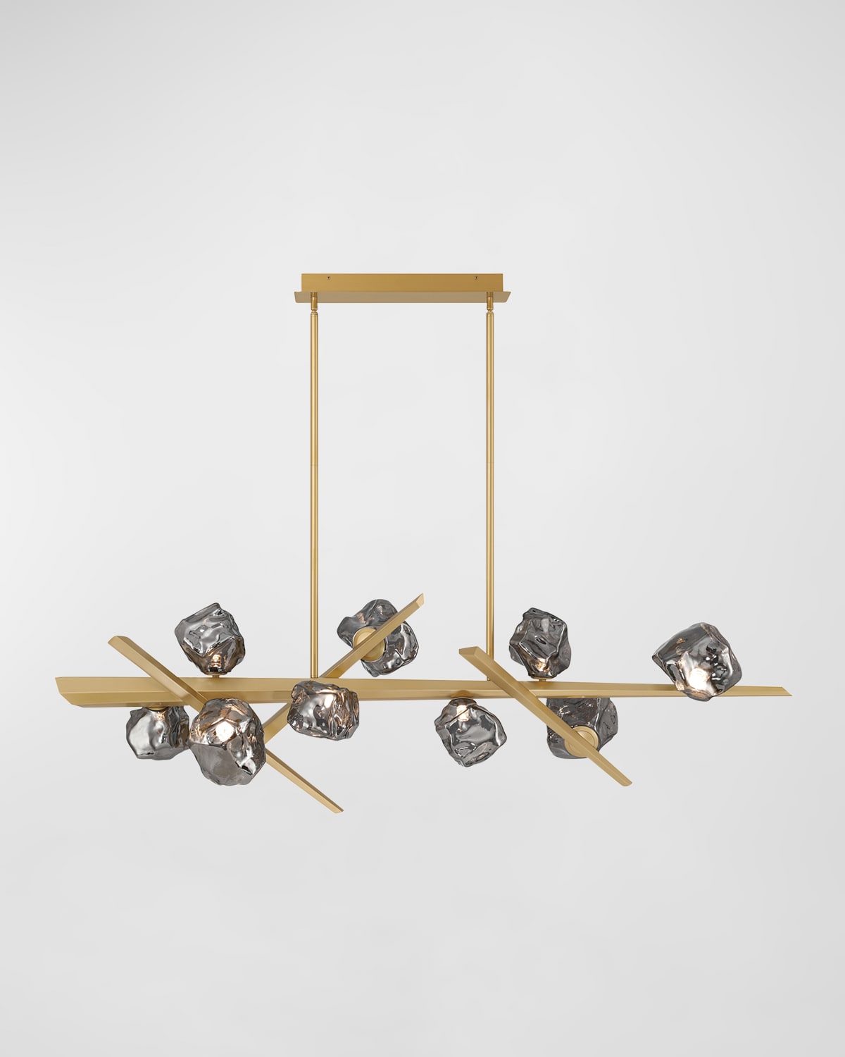 Eurofase Thorah 9-light Led Golden Chandelier In Gold