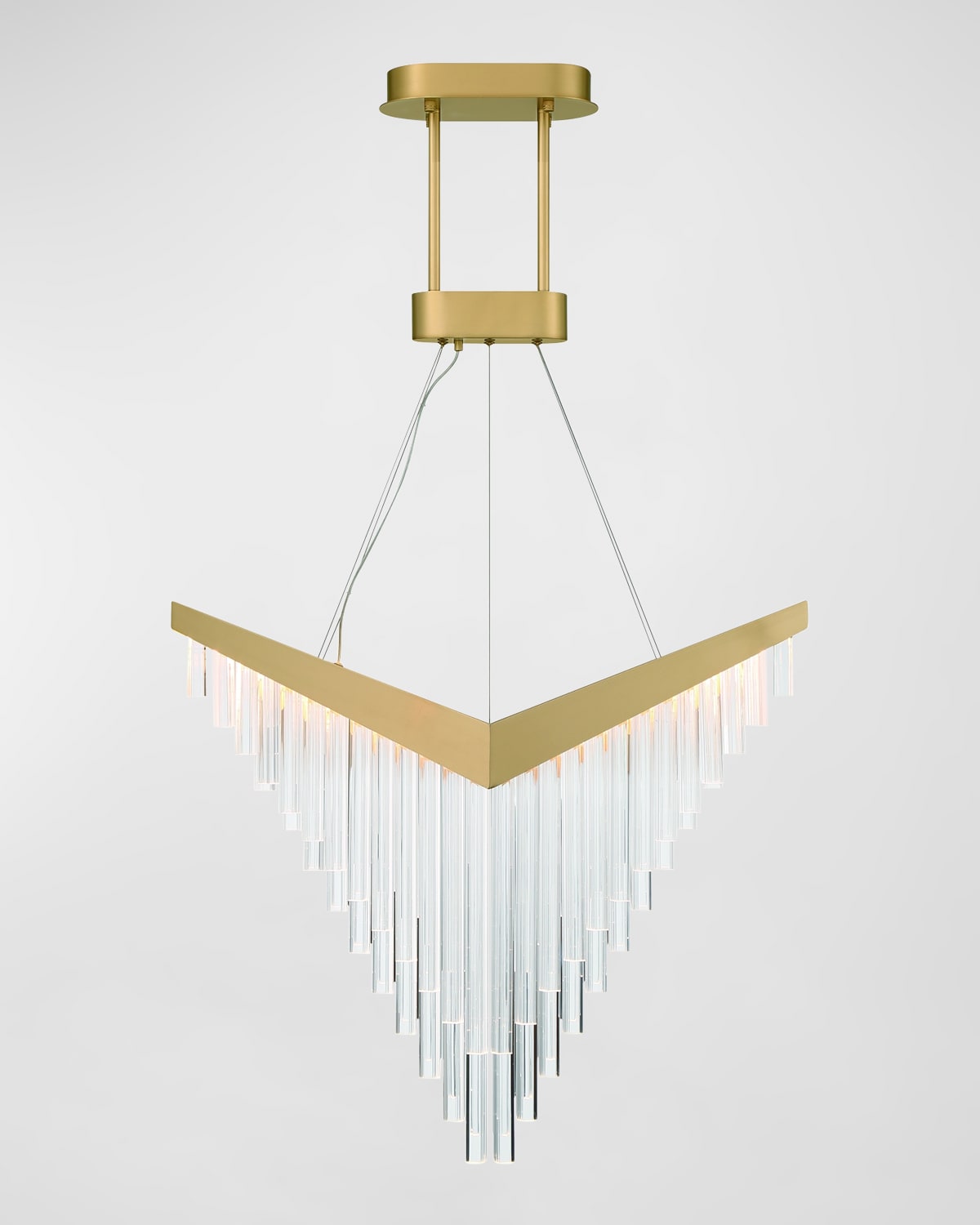 Eurofase Vivien 32" Integrated Led Chandelier In Gold