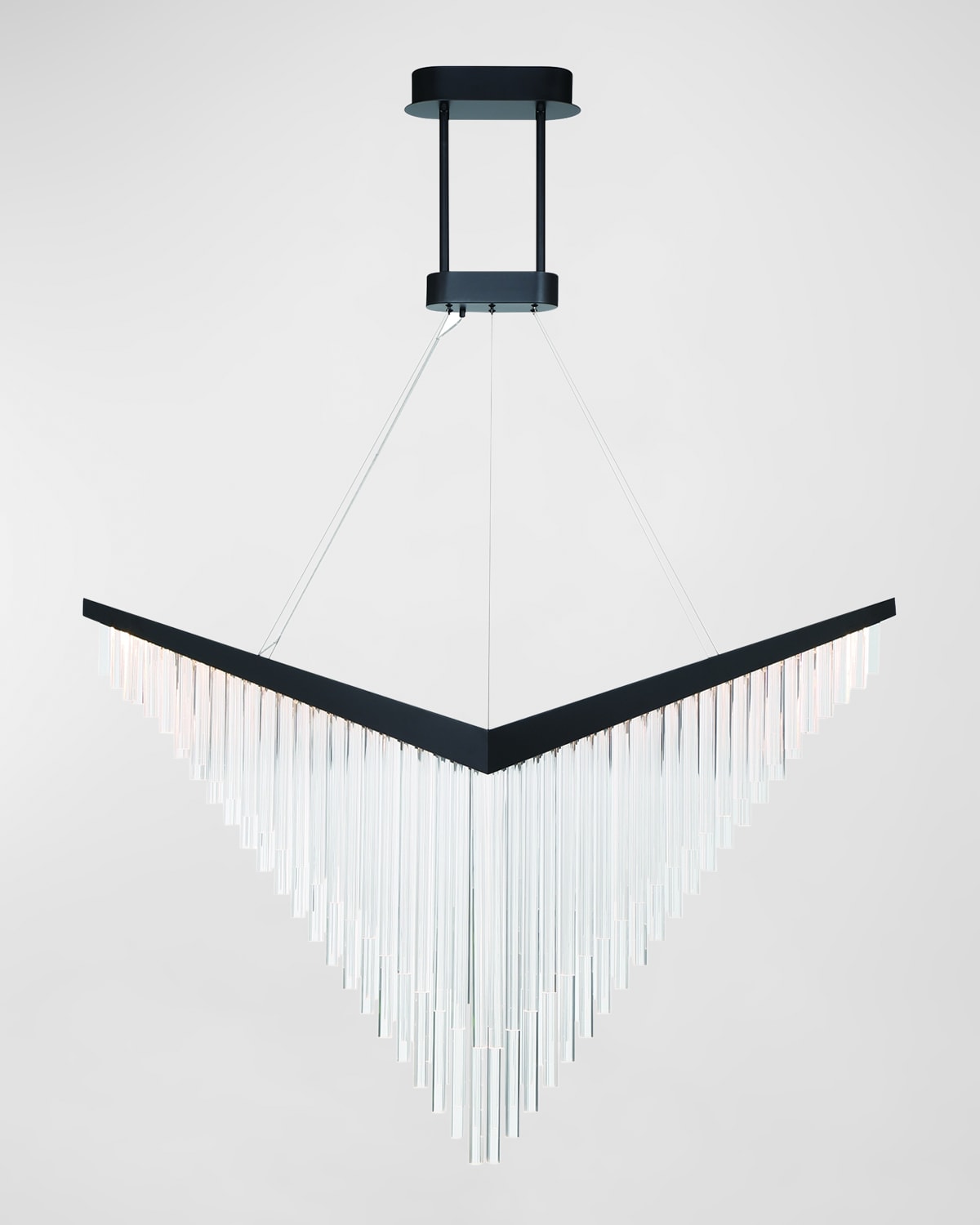 Eurofase Vivien 60" Integrated Led Chandelier In Black
