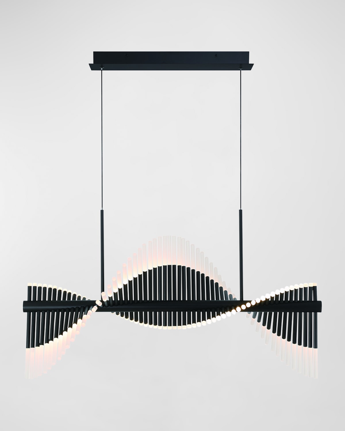 Eurofase Voltik 120-light Led Chandelier In Black