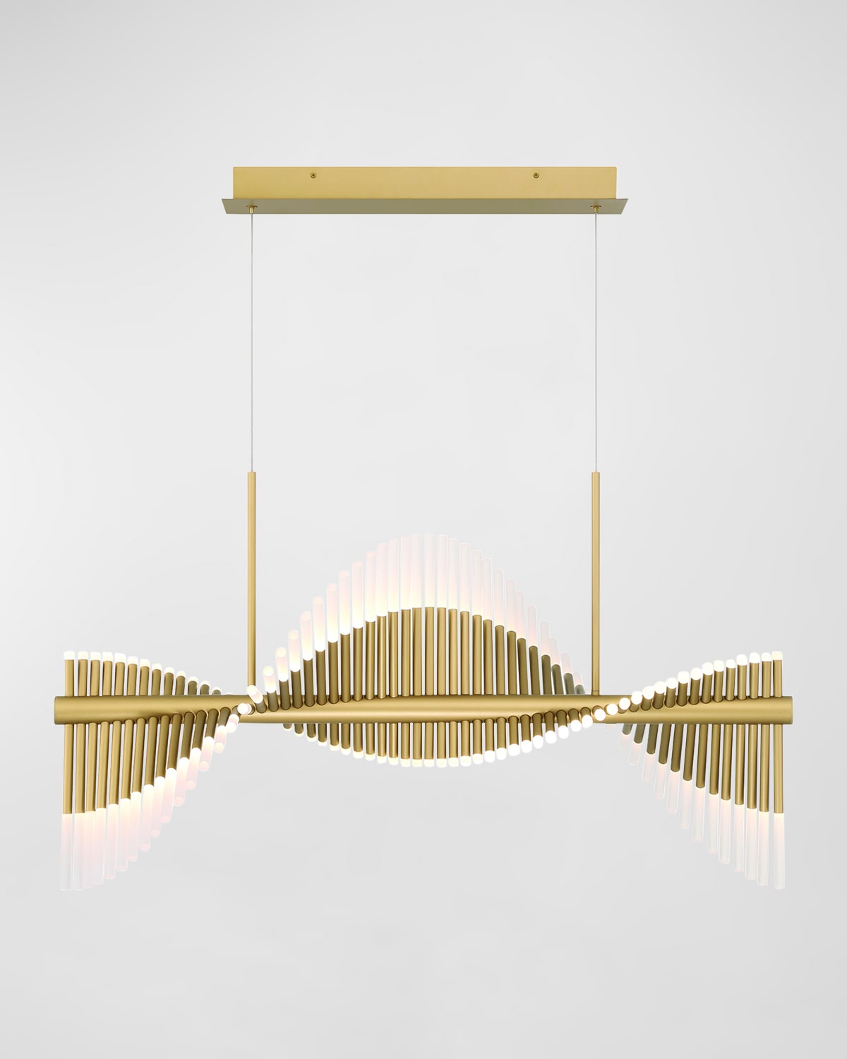 Shop Eurofase Voltik 120-light Led Chandelier In Gold