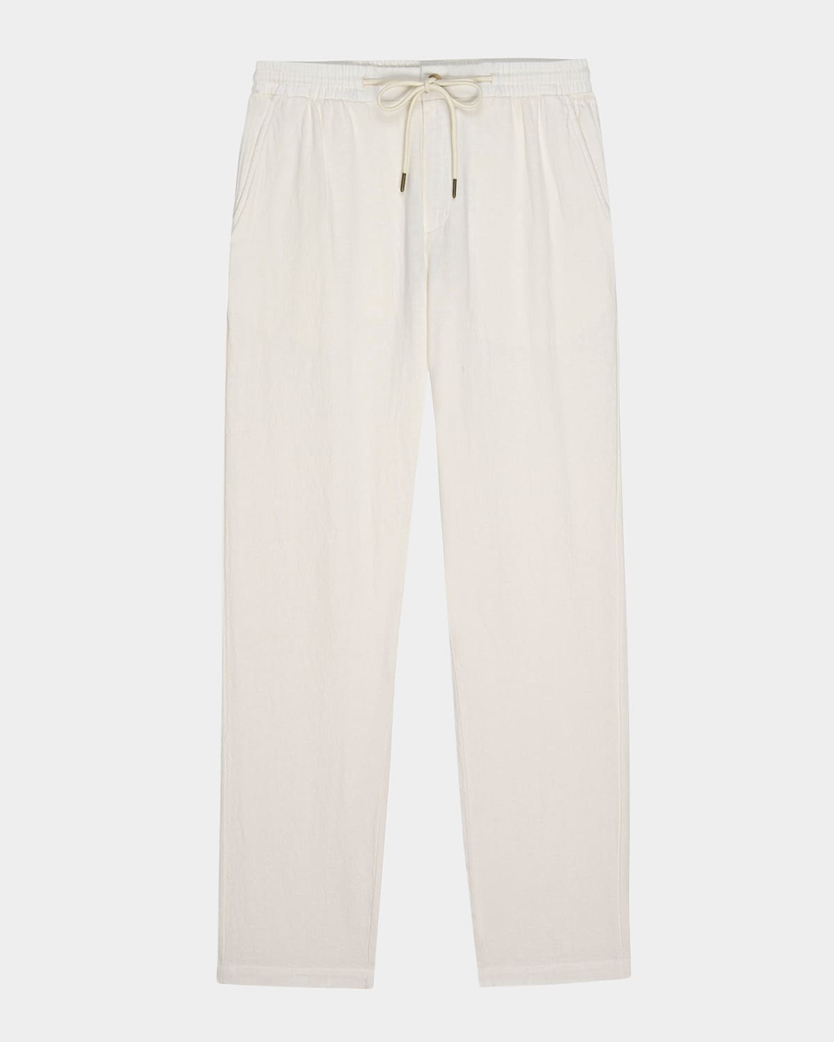 Rails Men's Callum Cotton Linen Straight-leg Trousers In Ecru