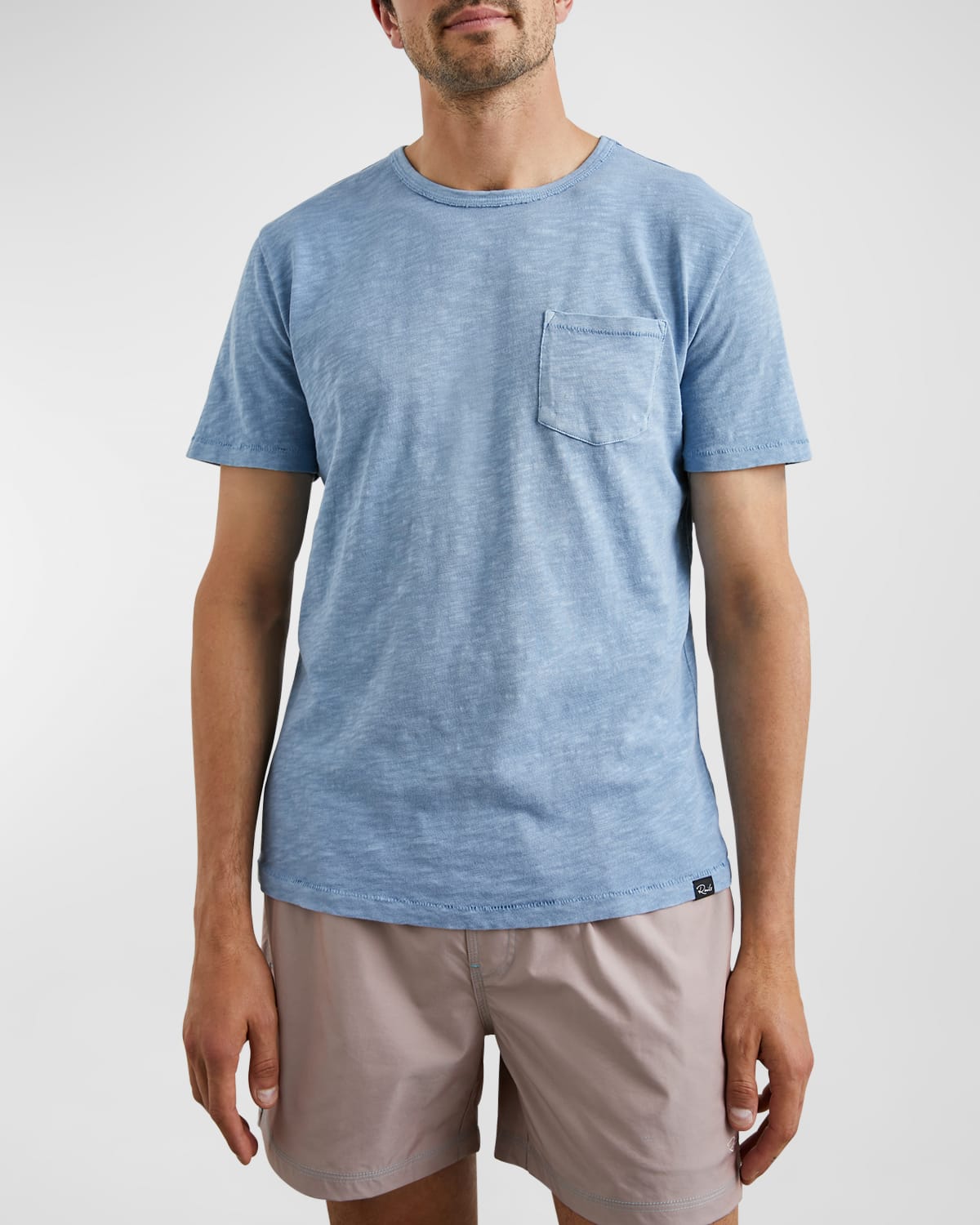 Rails Men's Skipper Cotton Jersey Short-sleeve T-shirt In Celsius