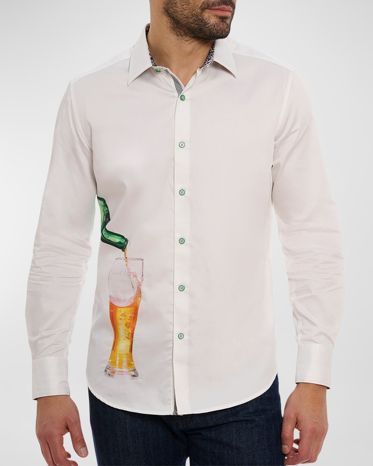 Men's Made to Measure Cotton Sport Shirt