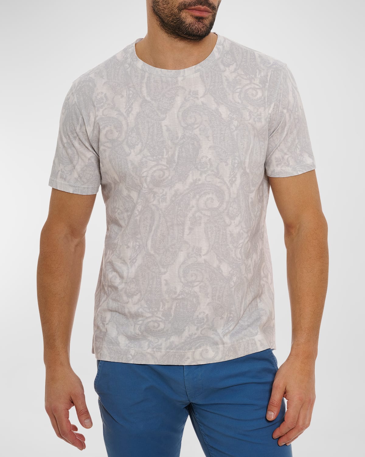 Shop Robert Graham Men's Bodhi Graphic T-shirt In White