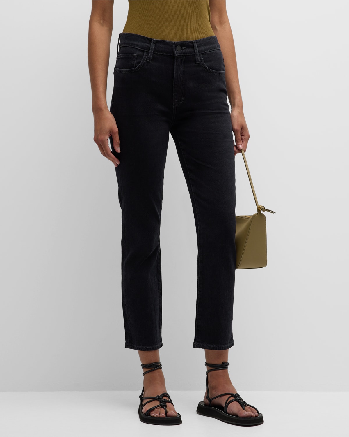 Kate Mid-Rise Cropped Slim Jeans