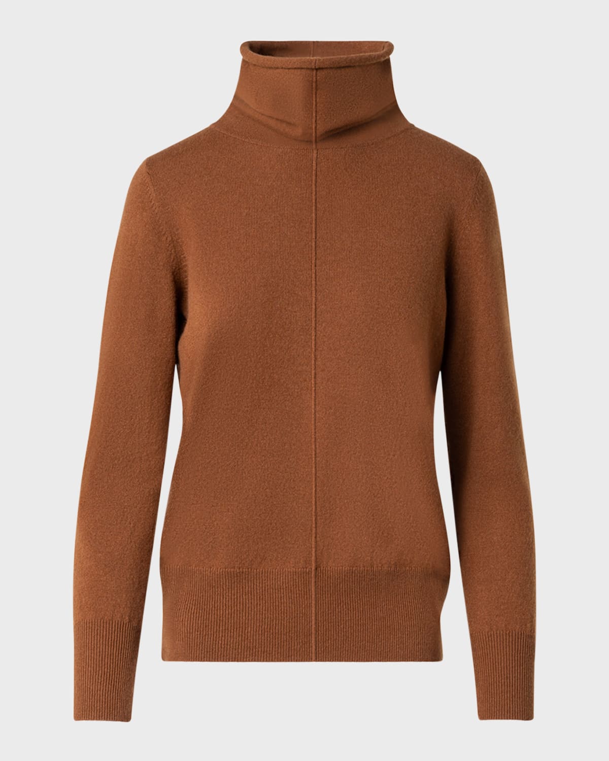 Cashmere Wide Turtleneck Knit Sweater