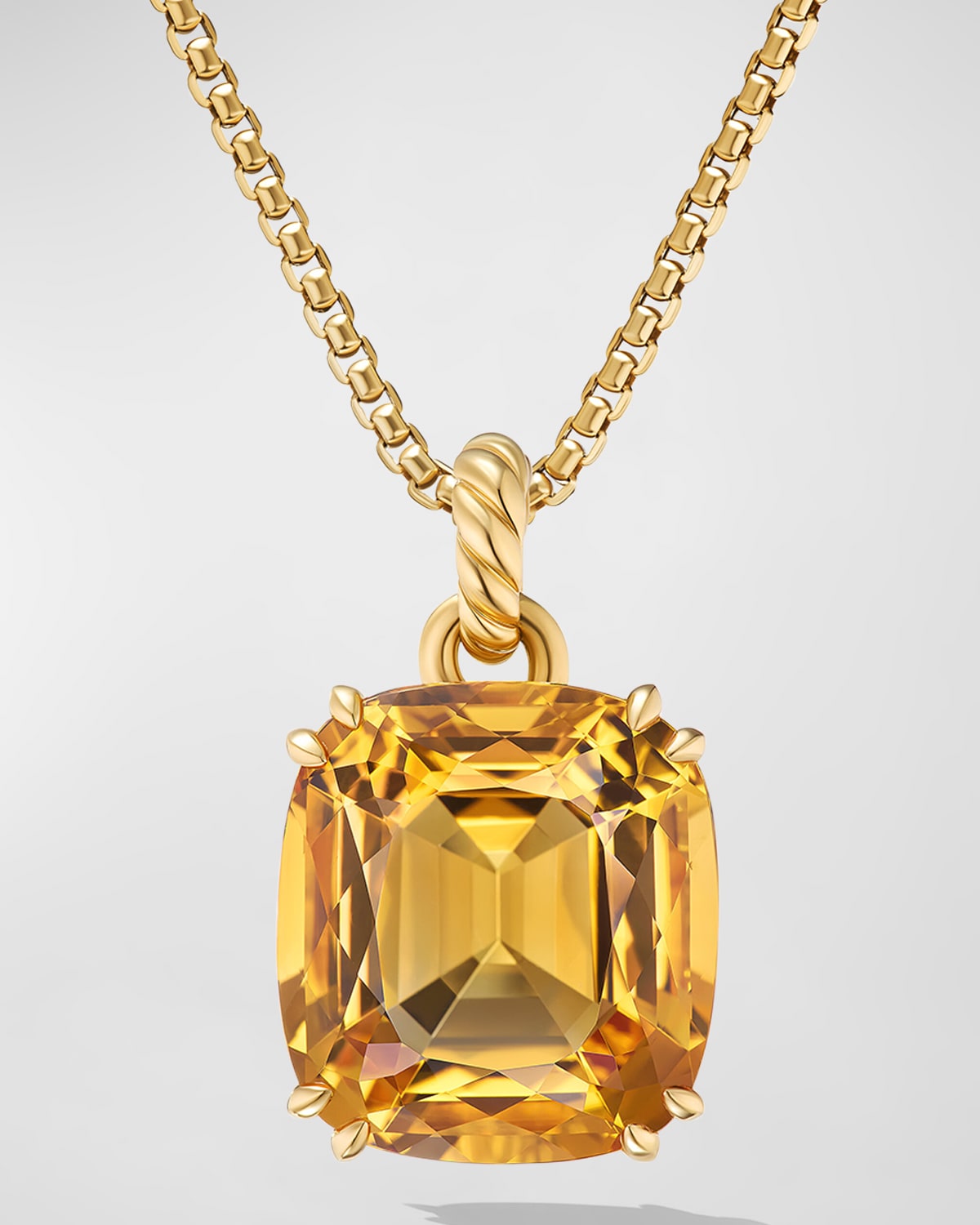 Marbella Enhancer with Gemstones in 18K Gold, 22x20mm