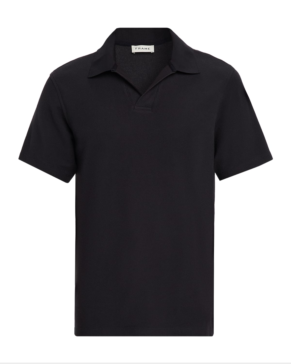 Frame Men's Jacquard Polo Shirt In Gray