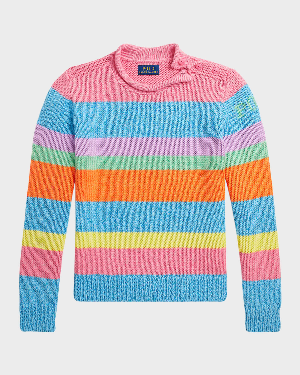 Ralph Lauren Kids' Girl's Multicolor Striped Sweater