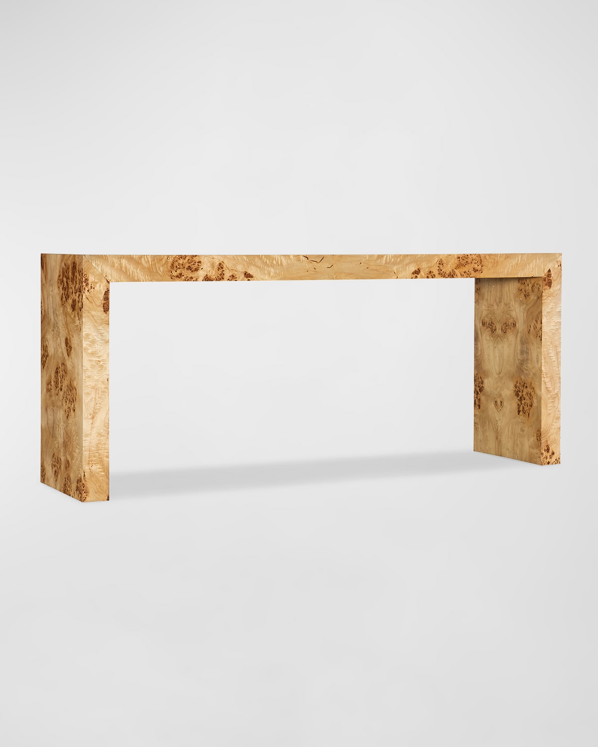 Shop M By Hooker Furnishings Auberon Burl Console Table In Natural Burl