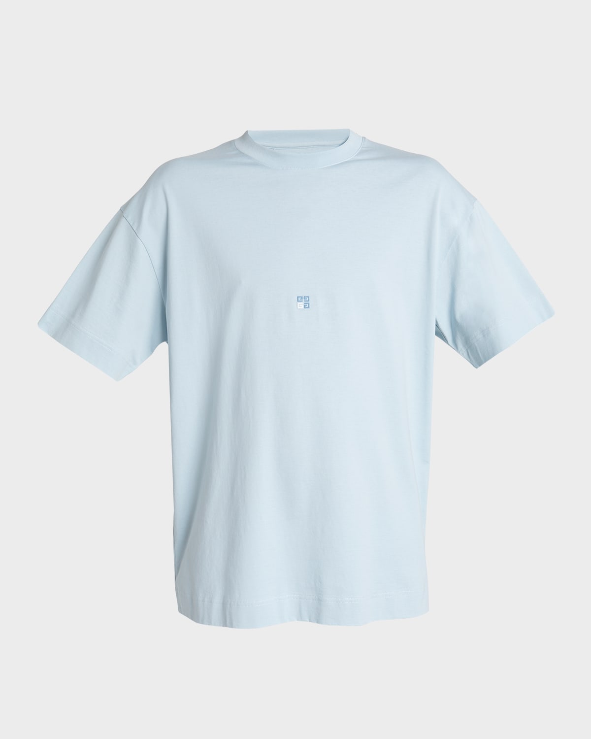 Givenchy Jacquard-pattern Towelling-finish T-shirt In Sky Blue