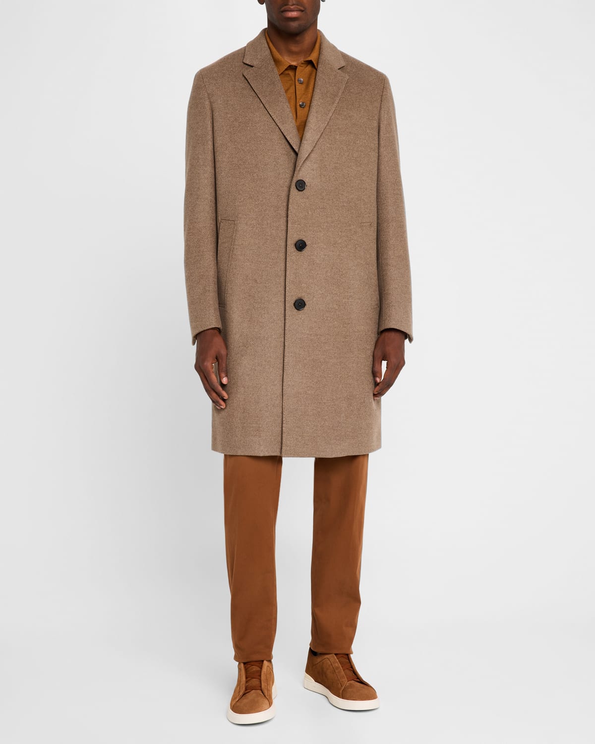 Men's Trofeo Wool-Cashmere Overcoat