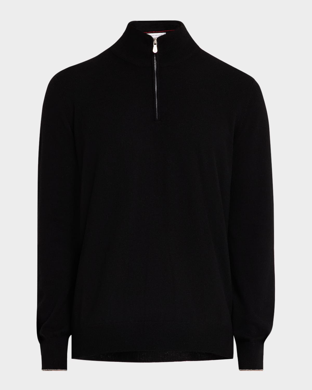Brunello Cucinelli Long-sleeve Cashmere Jumper In Black