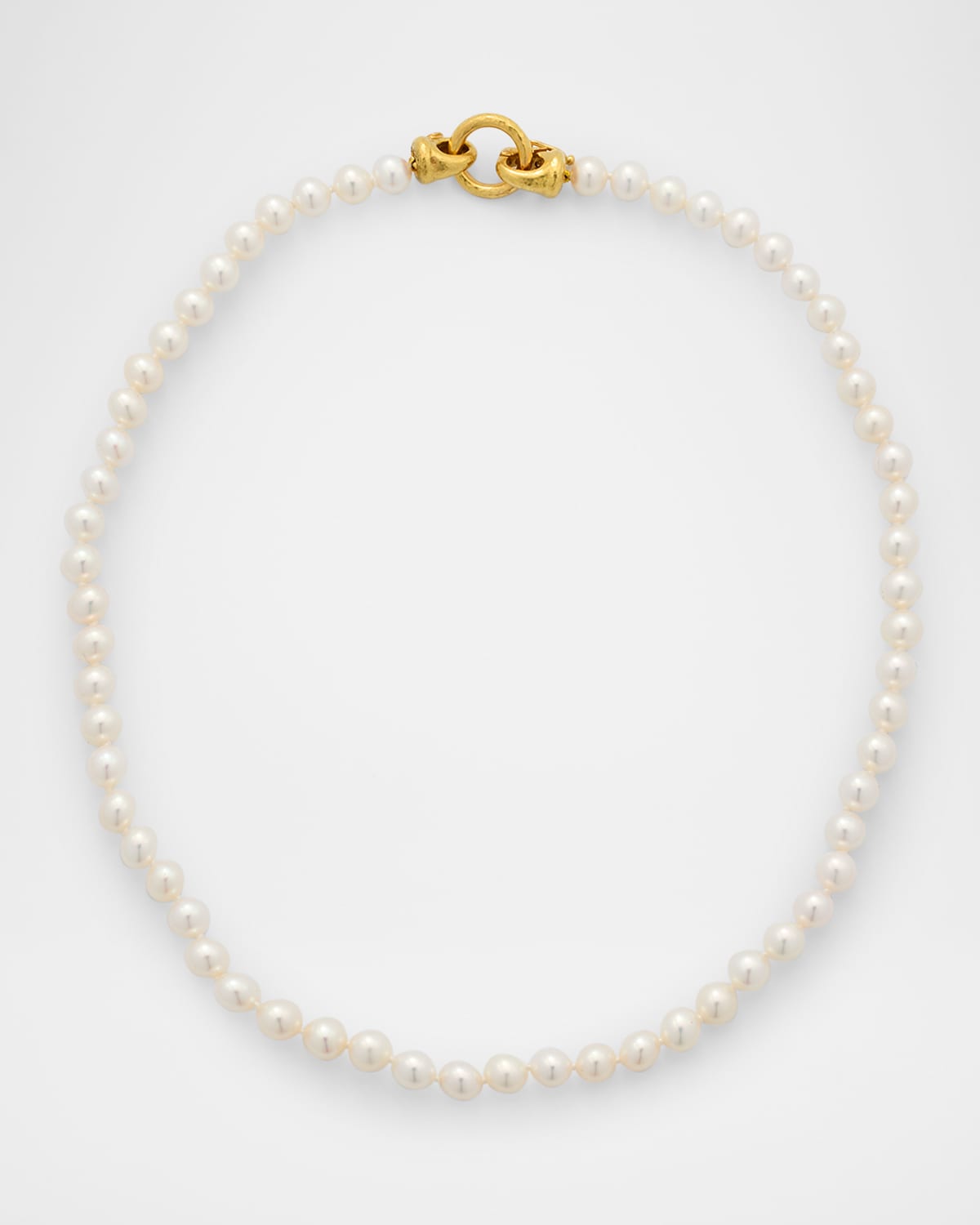 Serena Clasp Necklace with 6-6.5mm Freshwater Pearls