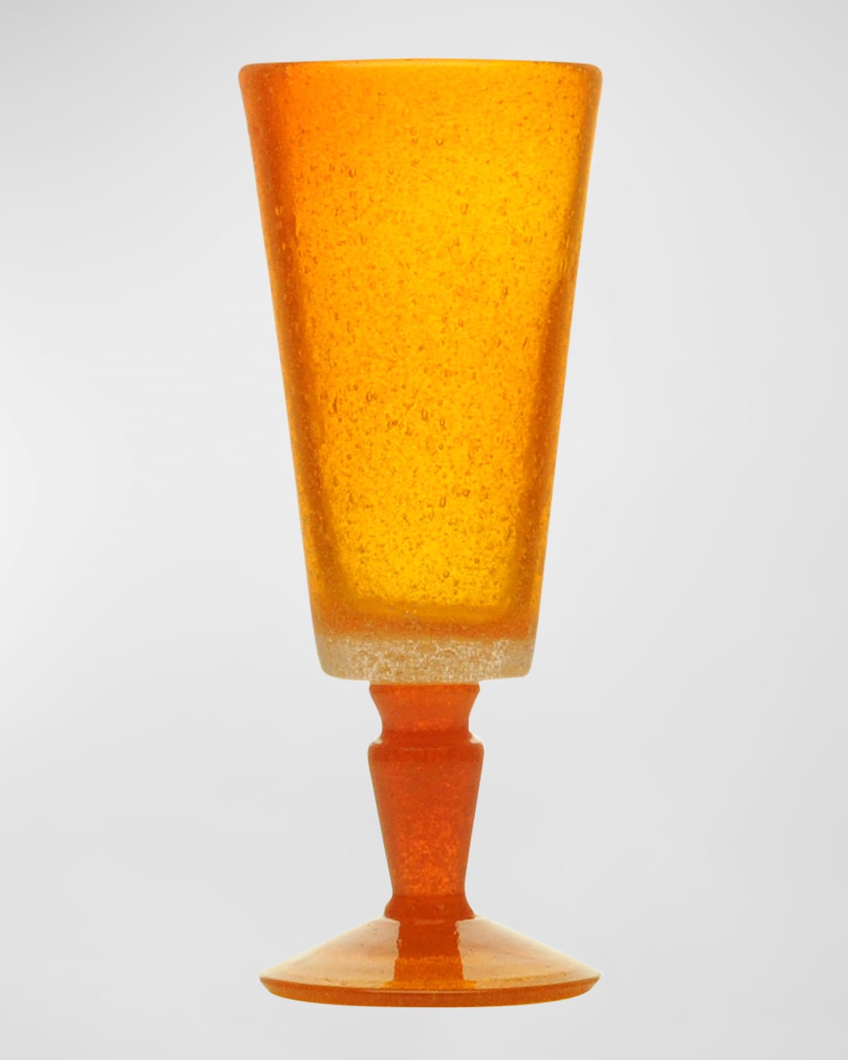 Memento 6.75 Oz. Champagne Flutes, Set Of 6 In Mandarin