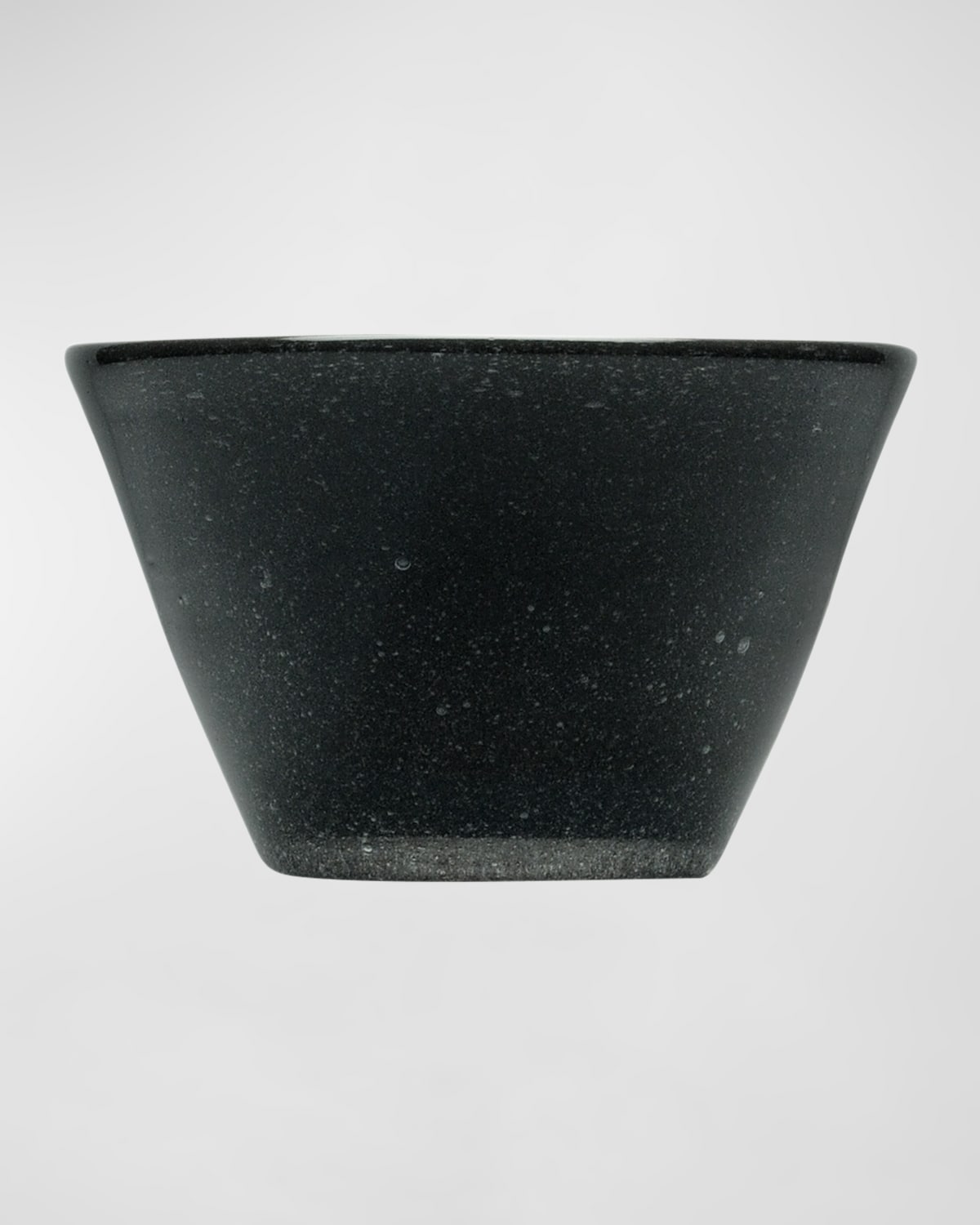 Memento 10 Oz. Small Serving Bowls, Set Of 4 In Black Solid