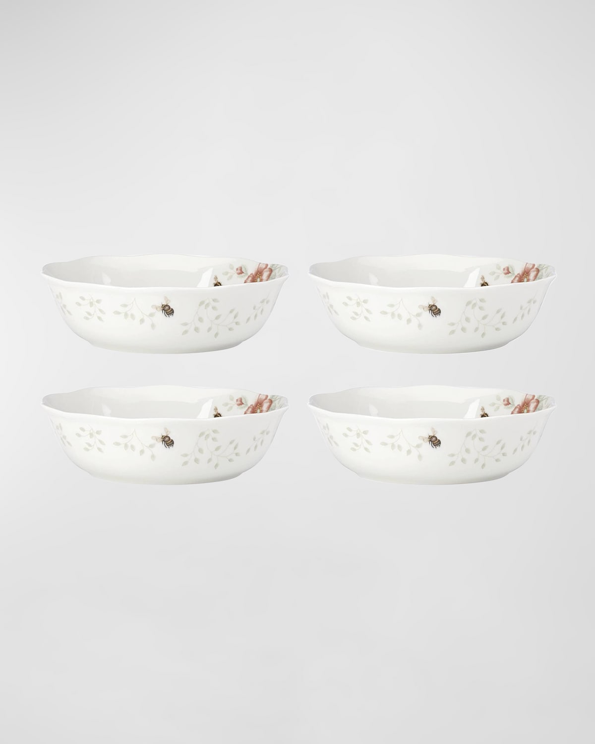 Shop Lenox Butterfly Meadow Soup Bowls, Set Of 4 In White