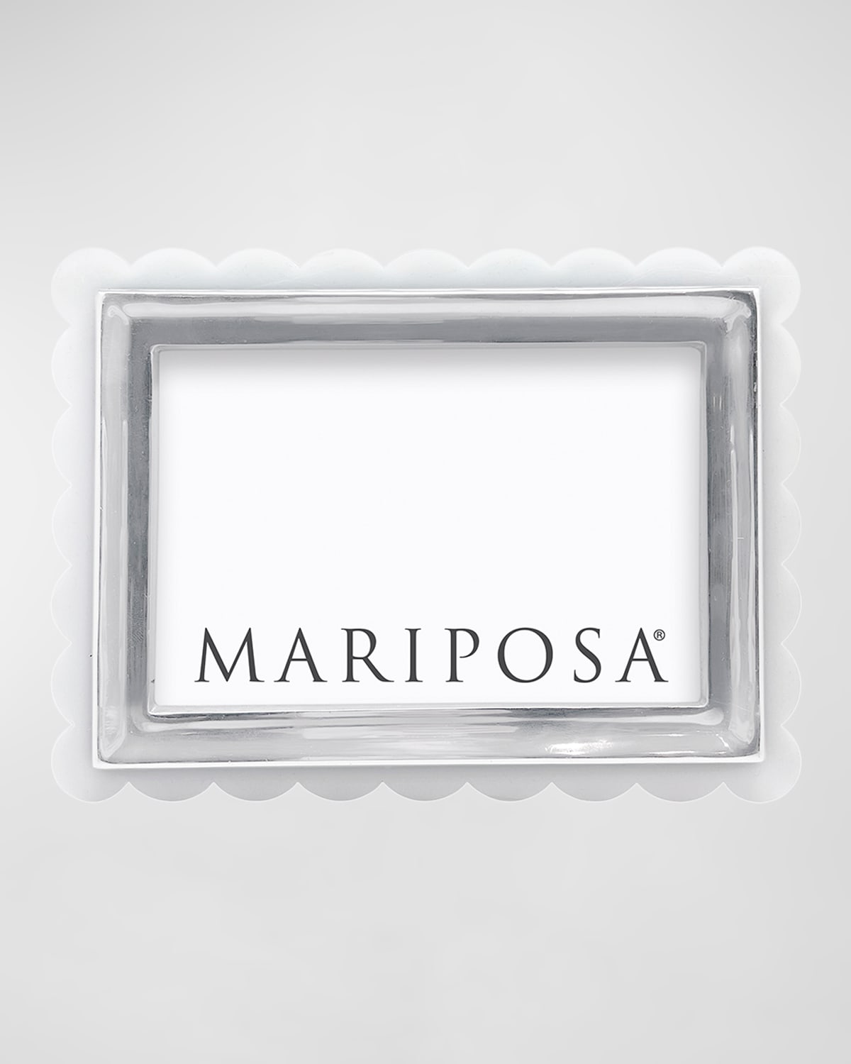 Shop Mariposa Acrylic Scallop Frame, 4" X 6" In White
