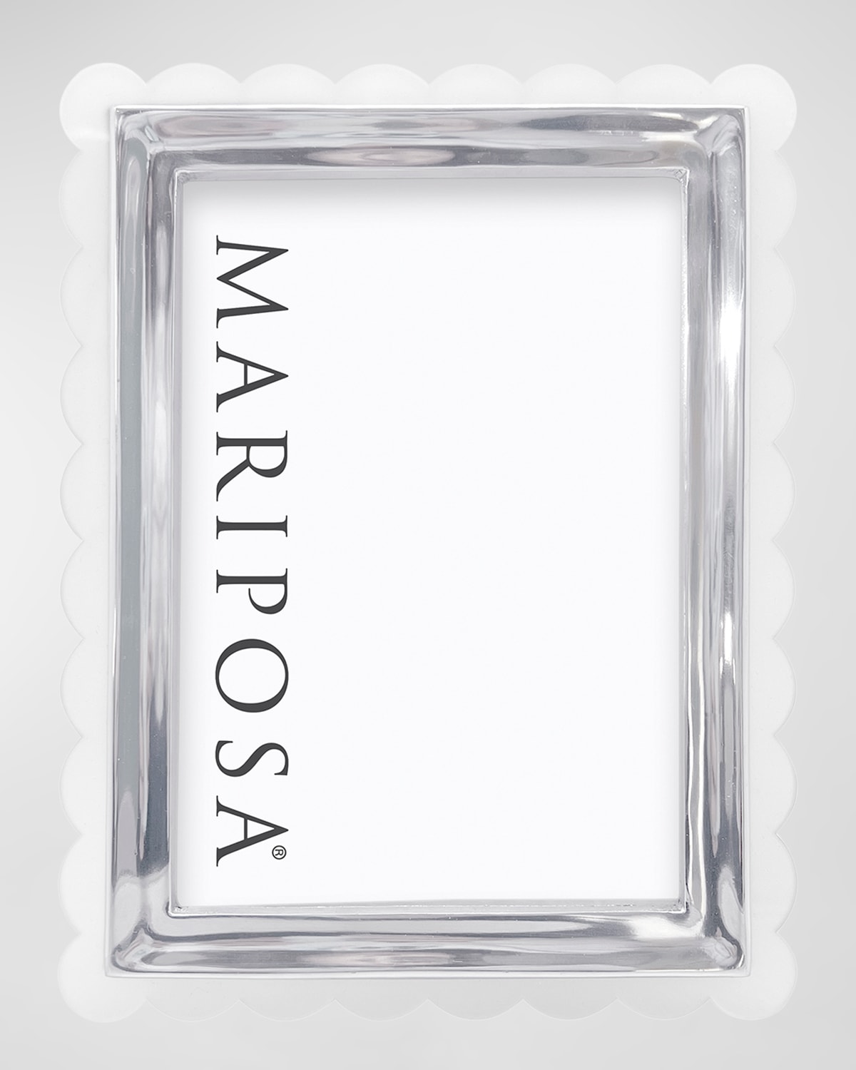 Shop Mariposa Acrylic Scallop Frame, 5" X 7" In Clear